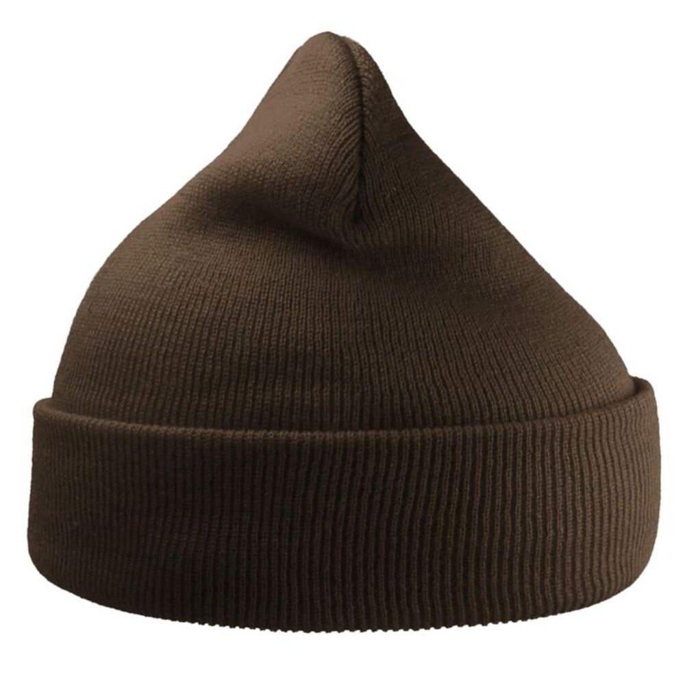 Atlantis Unisex Adult Wind Recycled Cuffed Beanie / Brown
